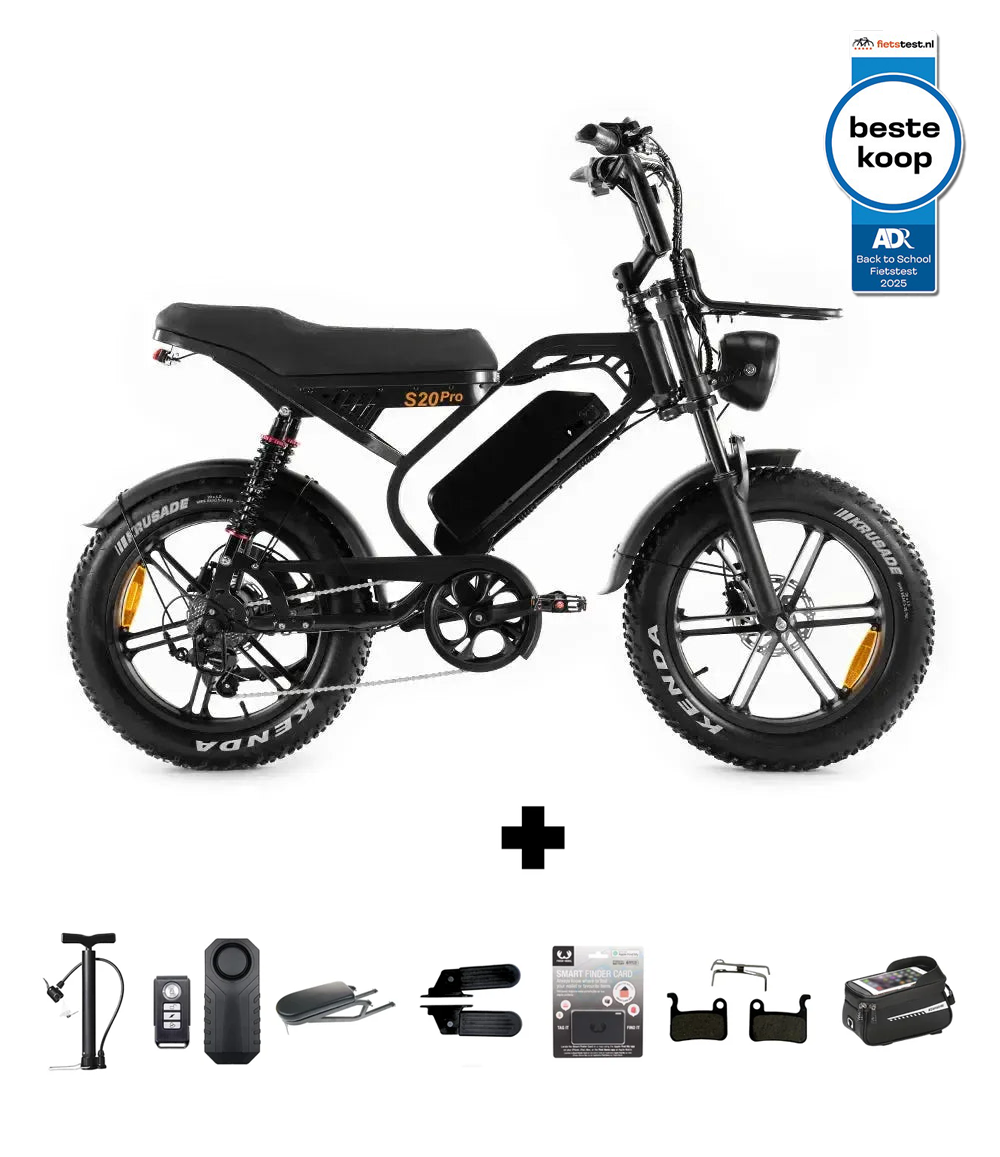 Super Deal! Kick&Move S20 PRO 9.0 2025 - Zwart - Hydraulische remmen