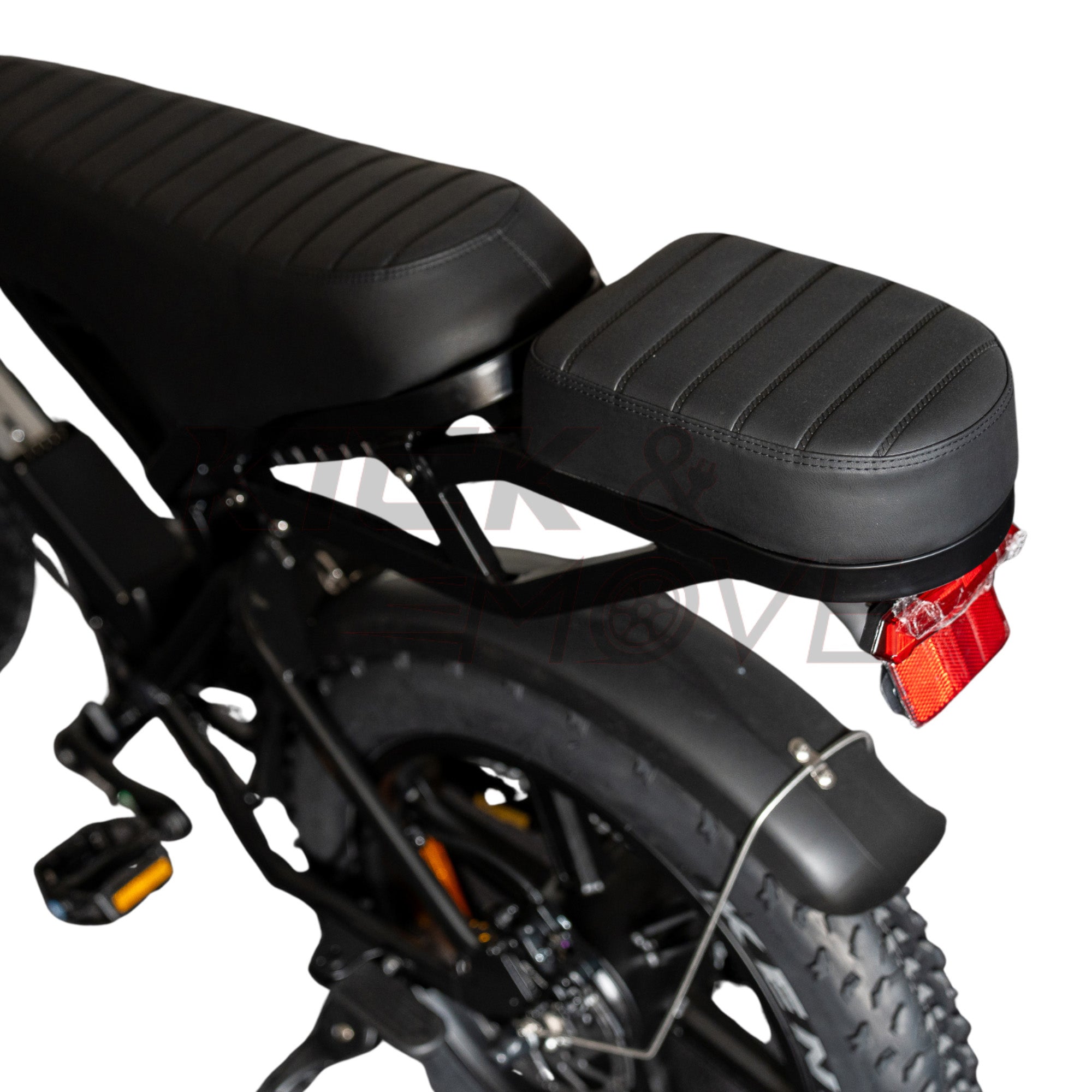 Super-Angebot! Kick&Move V20 PRO 9.0 2025 Familien-Fatbike - Schwarz - Hydraulische Bremsen