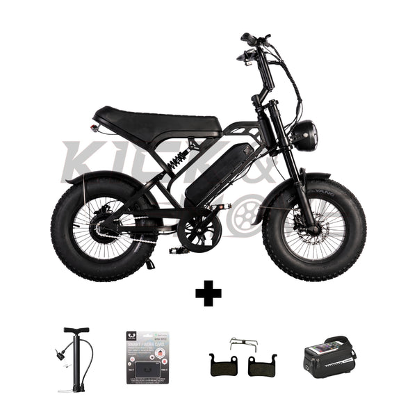 Super-Angebot! V20 - Mini-Fatbike - Schwarz