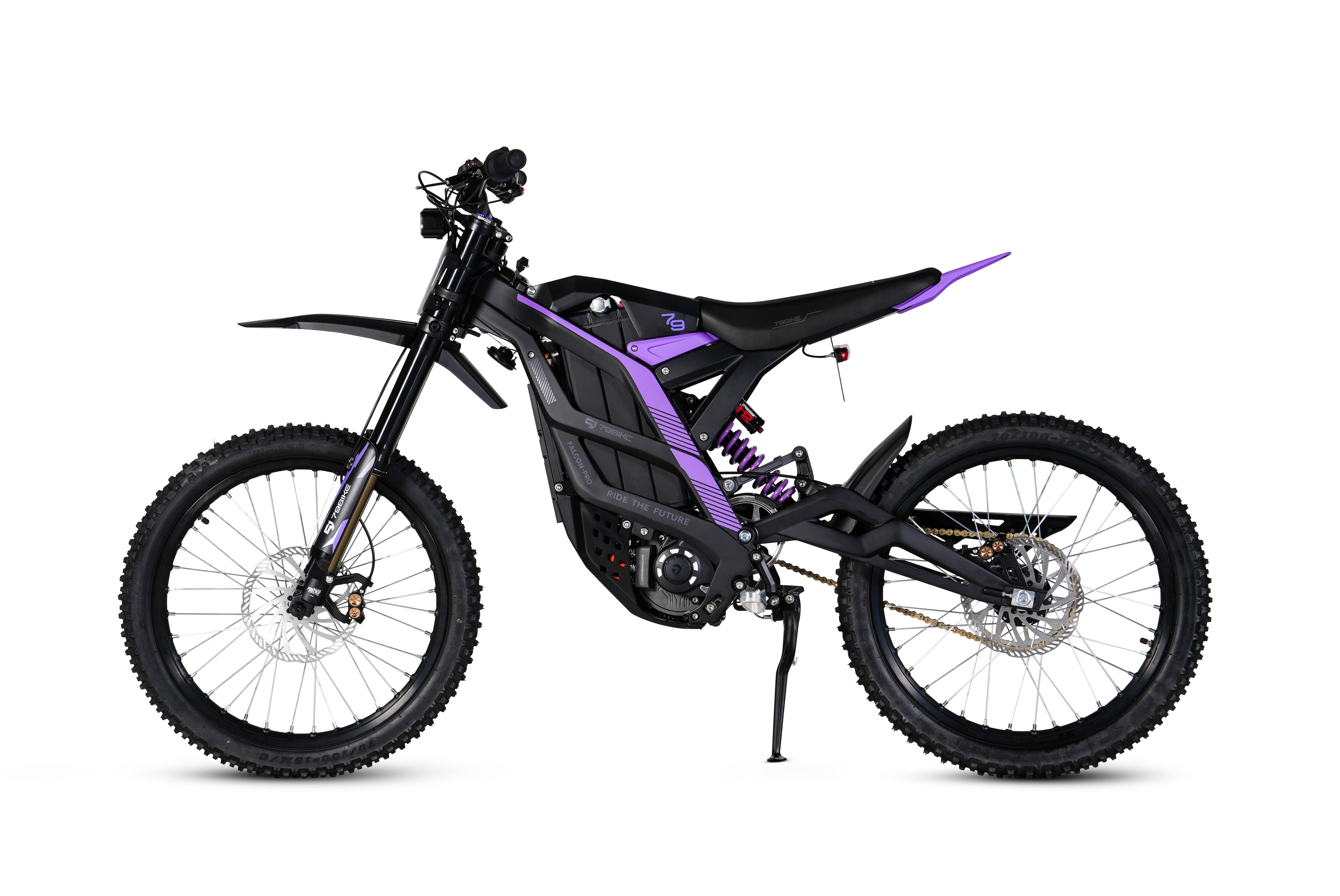 Super-Angebot! Kick&Move Falcon Pro e-Dirtbike 2025 - Schwarz/Lila