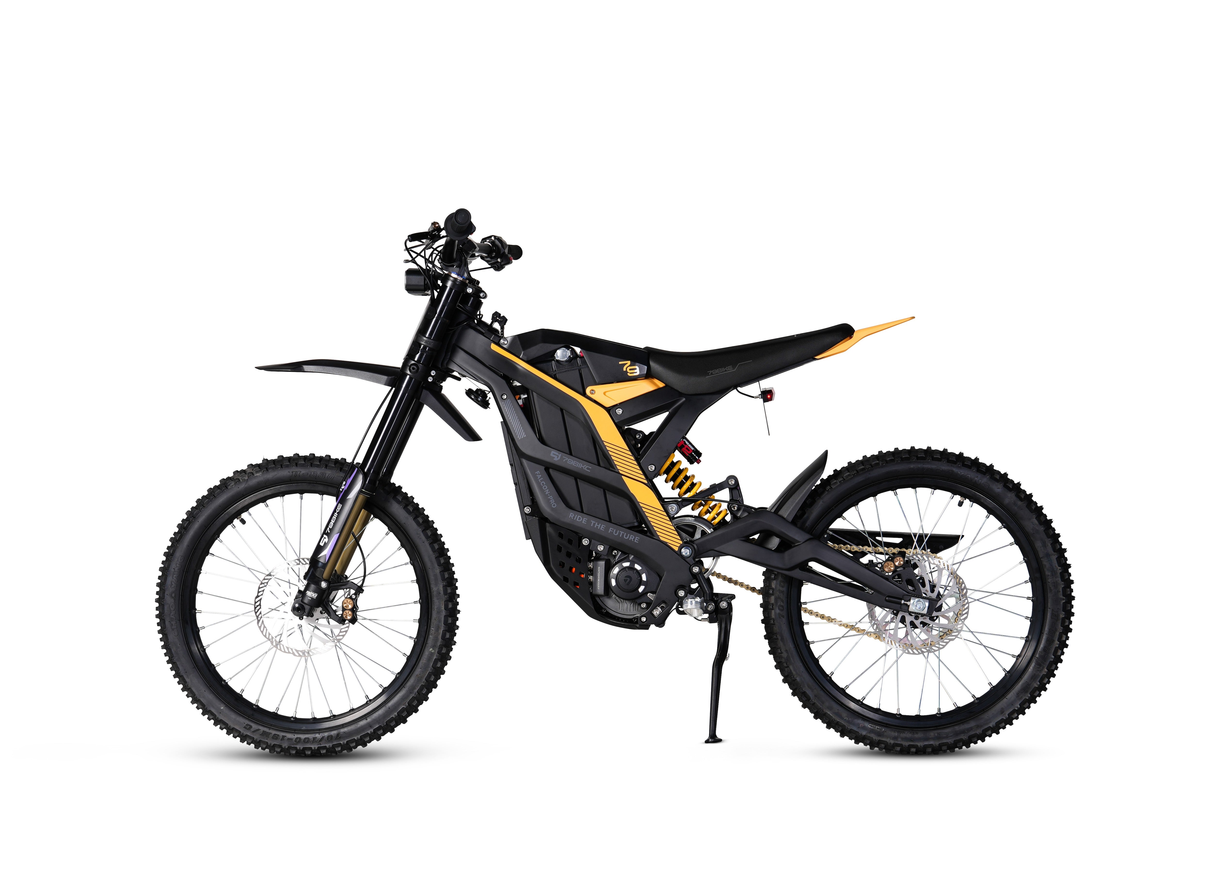 Super-Angebot! Kick&Move Falcon Pro e-Dirtbike 2025 - Schwarz/Gelb