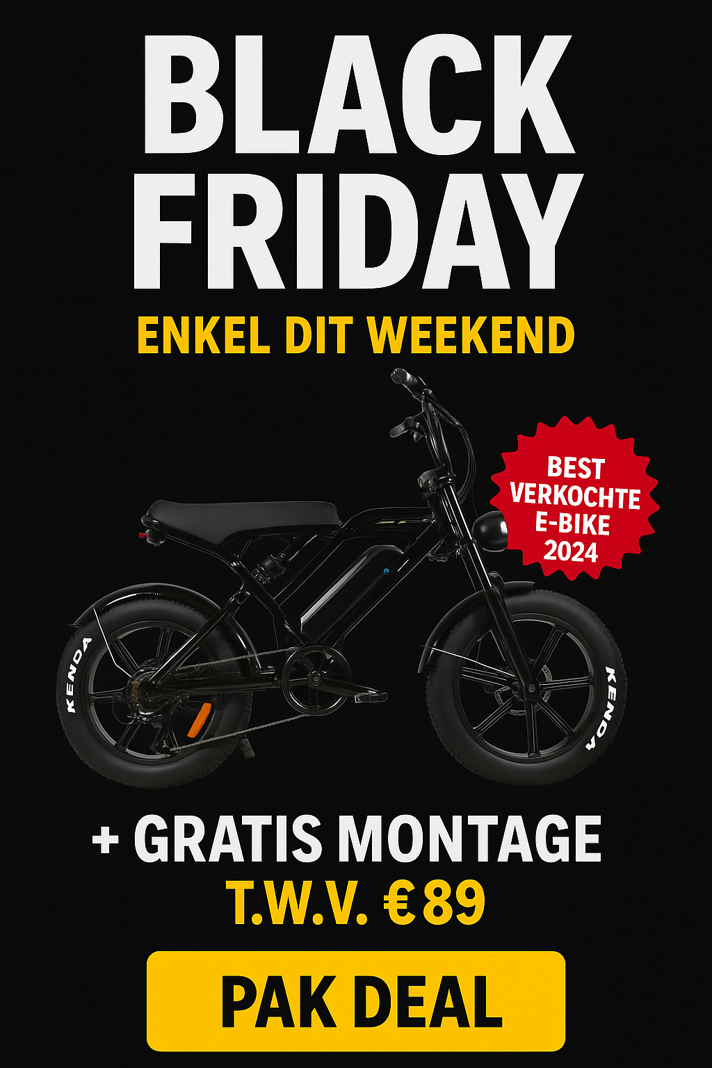 Vorübergehender Deal! Kick&Move V20 Pro 2025 - Schwarz