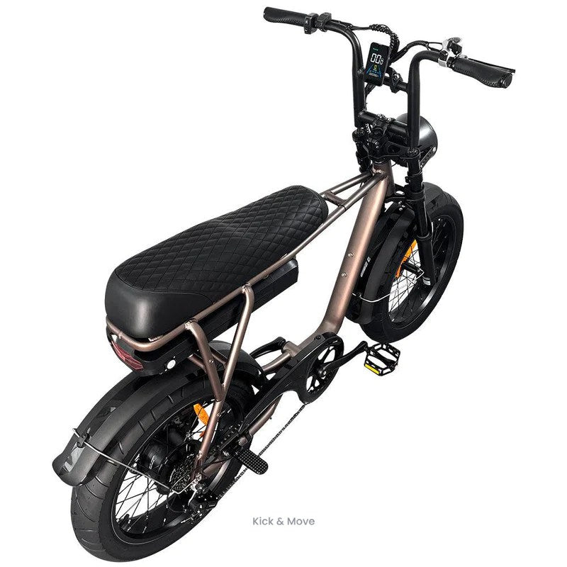 Kick & Move EB2 - Fatbike - Kaffee