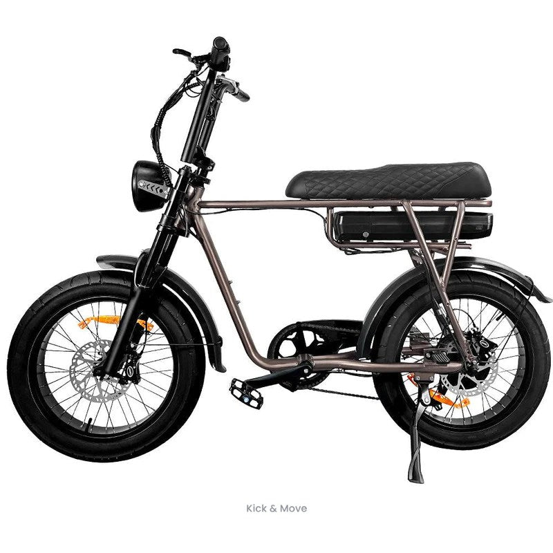 Kick & Move EB2 - Fatbike - Kaffee