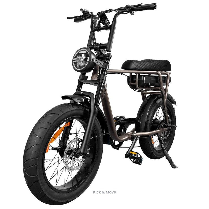 Kick & Move EB2 - Fatbike - Kaffee