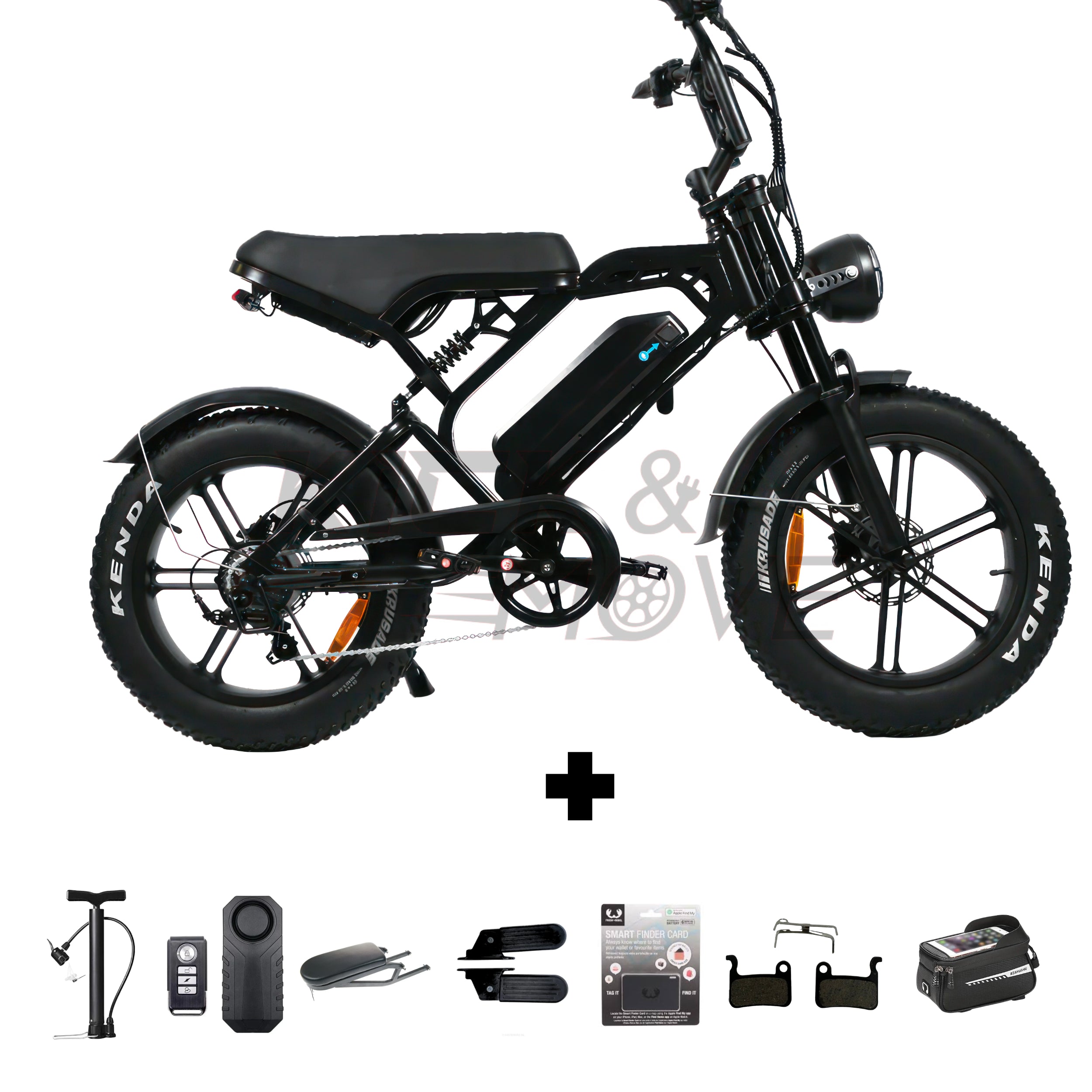 Vorübergehender Deal! Kick&Move V20 Pro 2025 - Schwarz