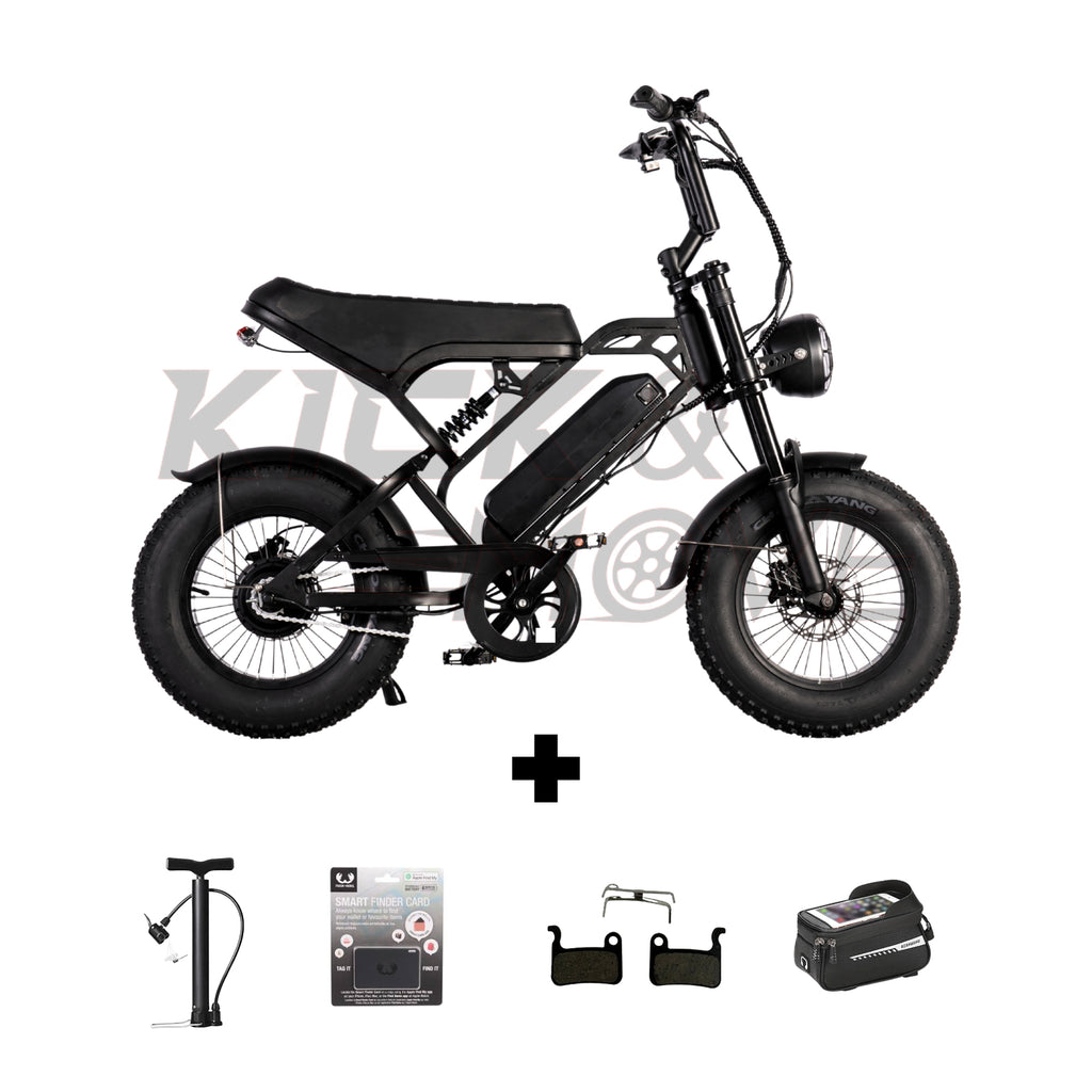Super-Angebot! V20 - Mini-Fatbike - Schwarz