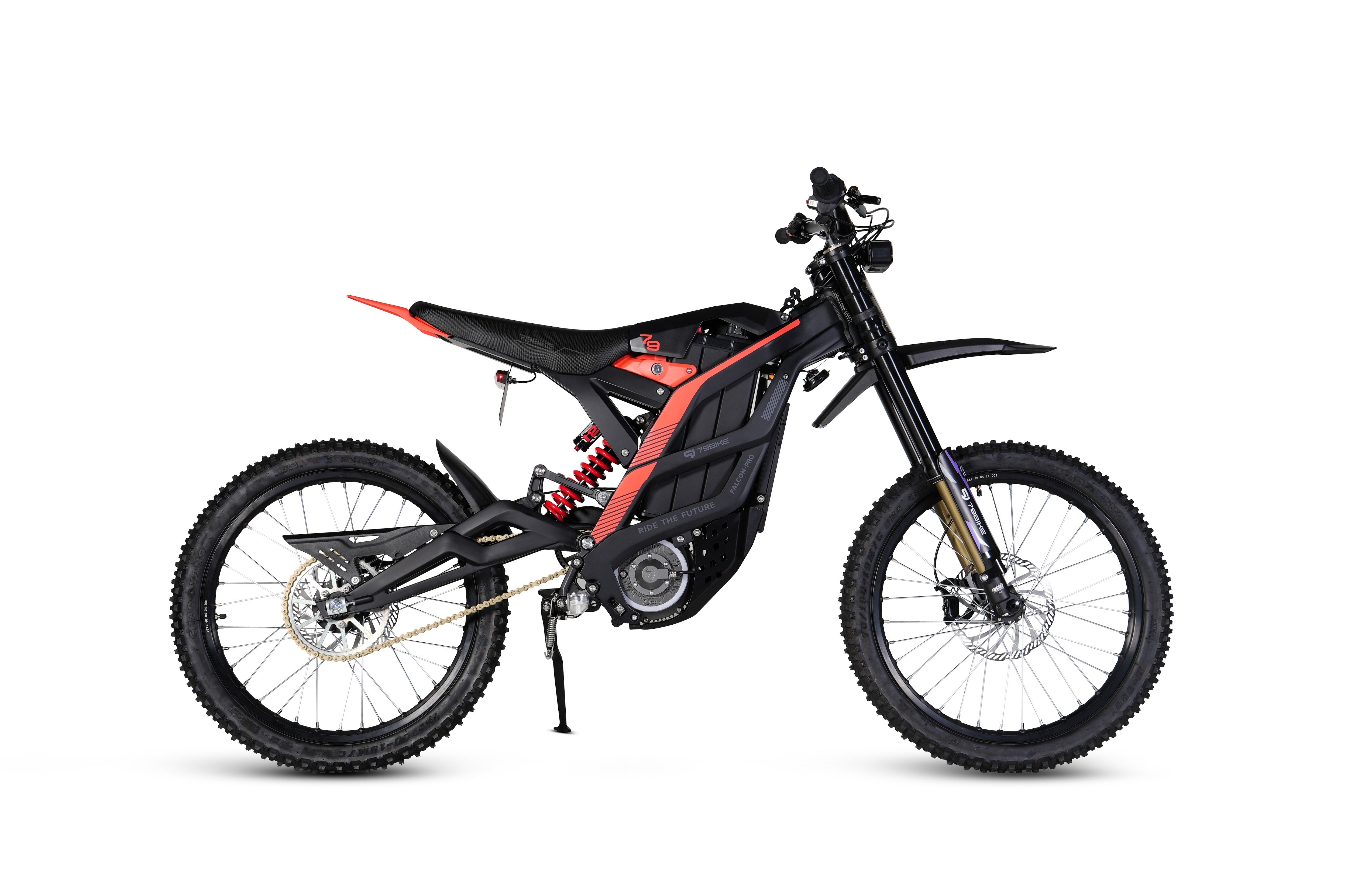 Super Deal! Kick&Move Falcon Pro e-Dirtbike 2025 - Zwart/Rood