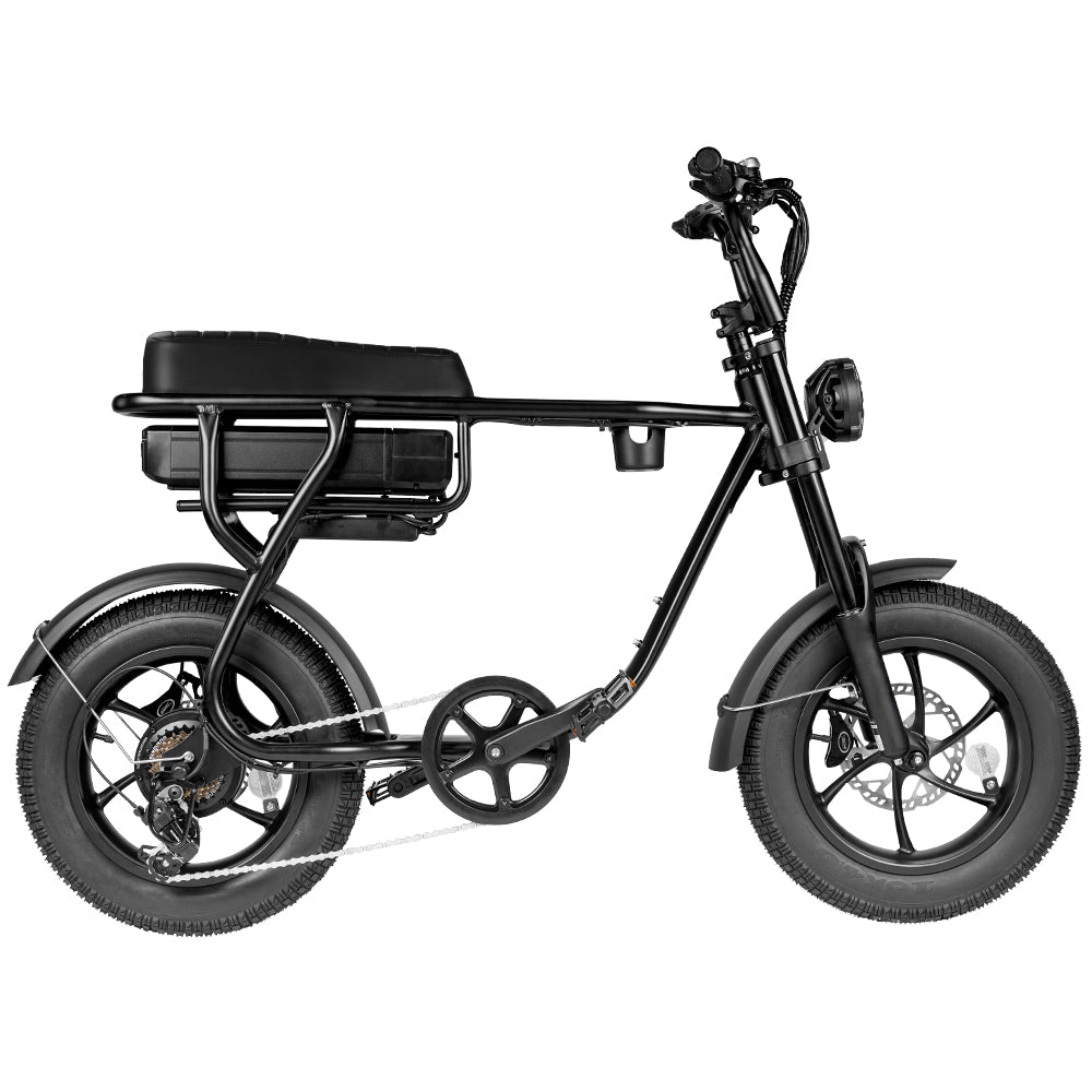 Super Deal! Kick&Move EB16 mini fatbike - Zwart