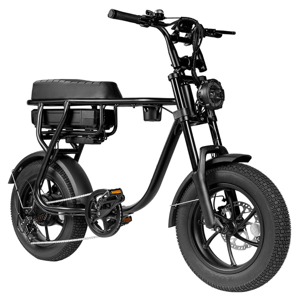 Super Deal! Kick&Move EB16 mini fatbike - Zwart