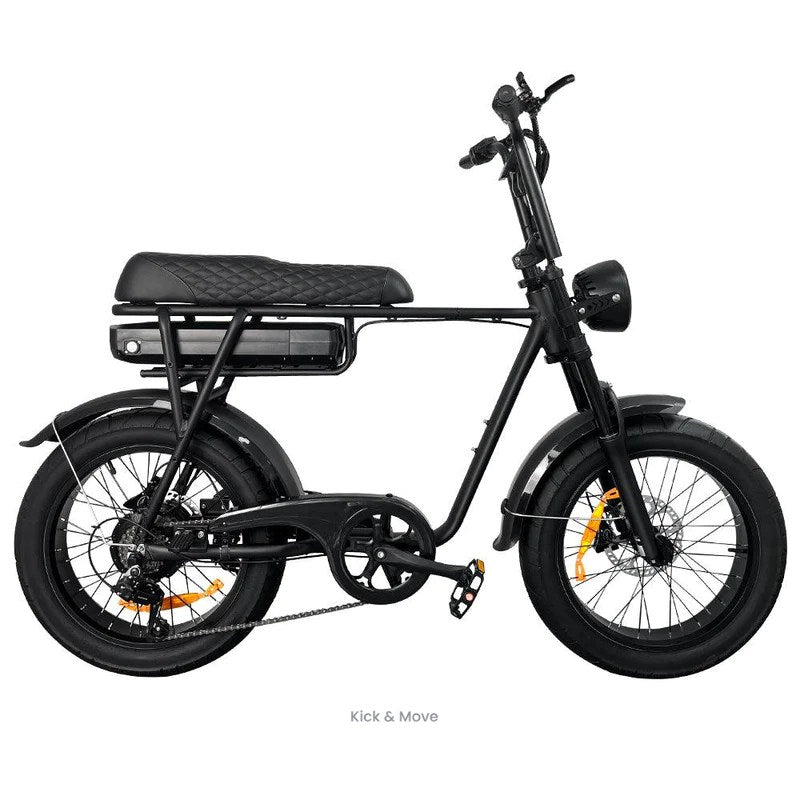 Kick&Move EB2 - Fatbike - Schwarz