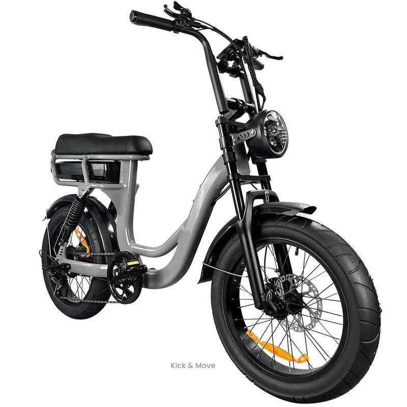 Kick & Move EB8 - Fatbike - Grau