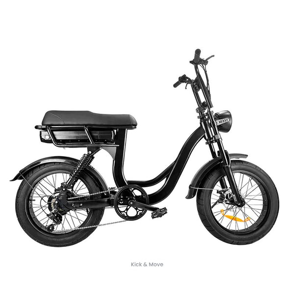 Kick & Move Eb8 - Fatbike - Schwarz