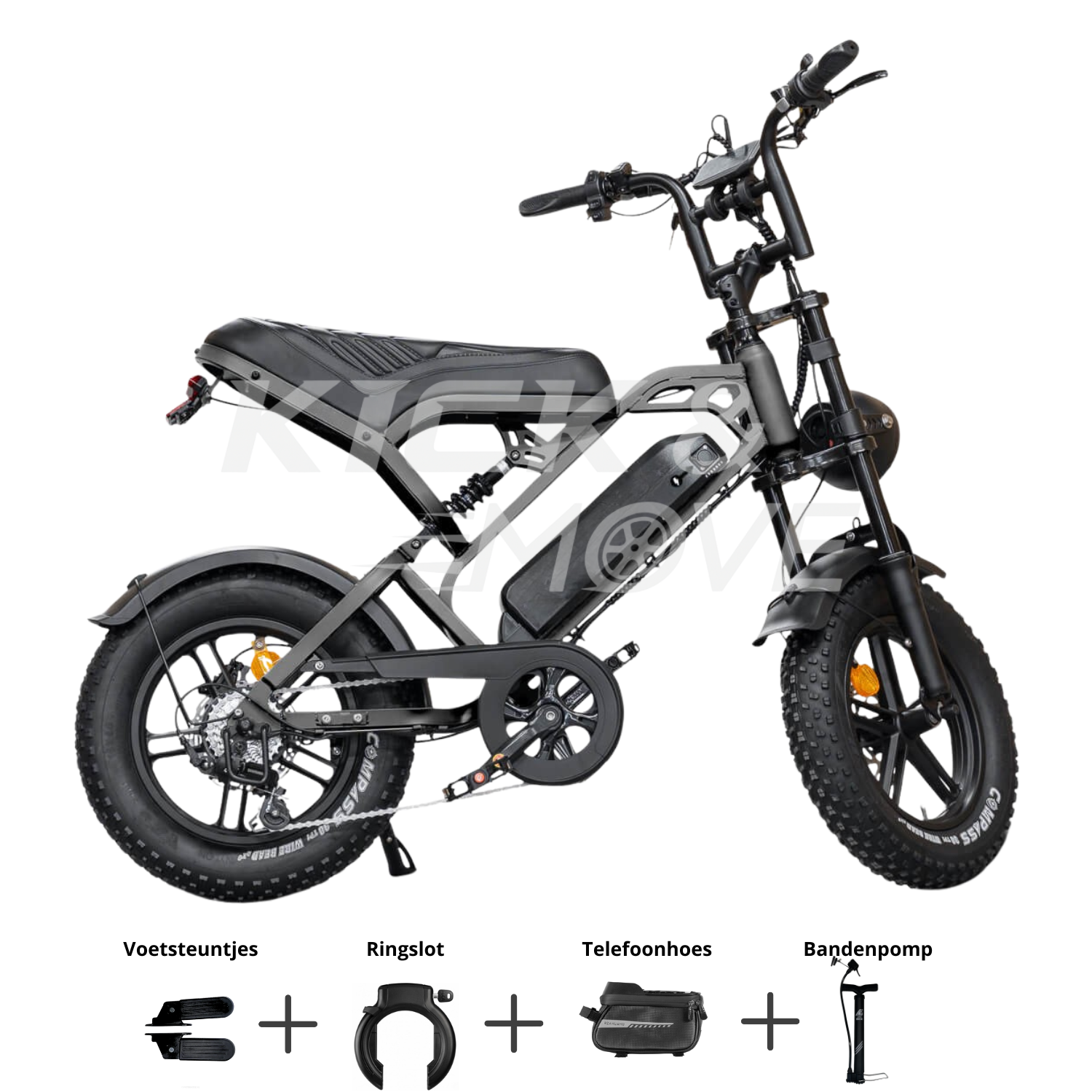Super-Angebot! V20 - Mini-Fatbike - Schwarz